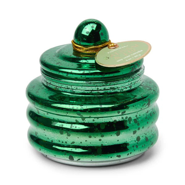 Green Mercury Beam Glass Candle - Balsam & Fir 3oz