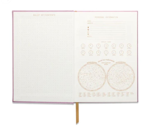 Metallic Suede Journal - Notes