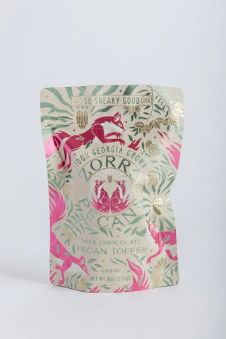 Chocolate Toffee Pecans - 8oz