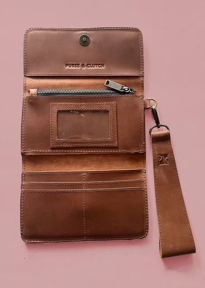 Wallet Wristlet - Cognac