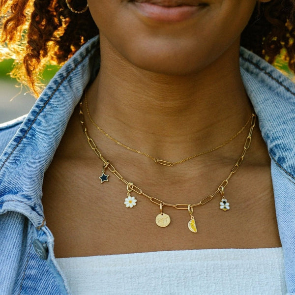 Daisy Gold Charm