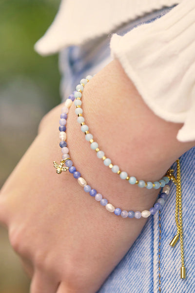 Amazonite Gemstone Amelia Bracelet