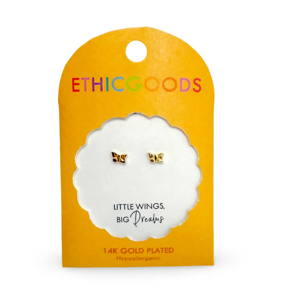Butterfly Tiny Stud Kids Earrings