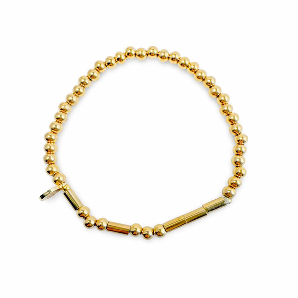 Gold Morse Code Bracelet - Dream