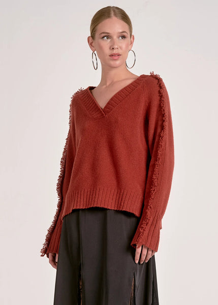 Madi Sweater -- Terracotta