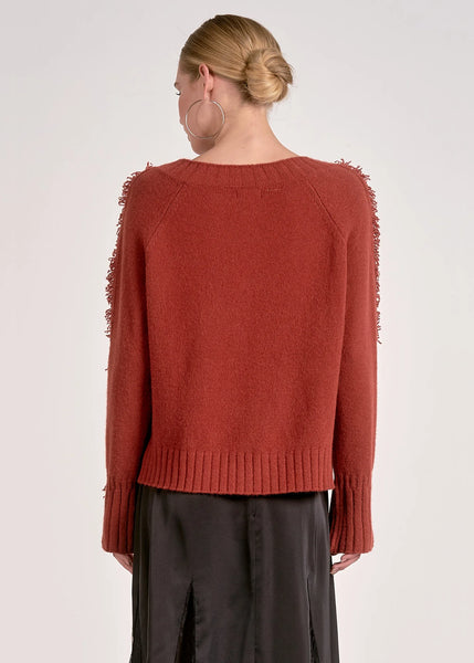 Madi Sweater -- Terracotta