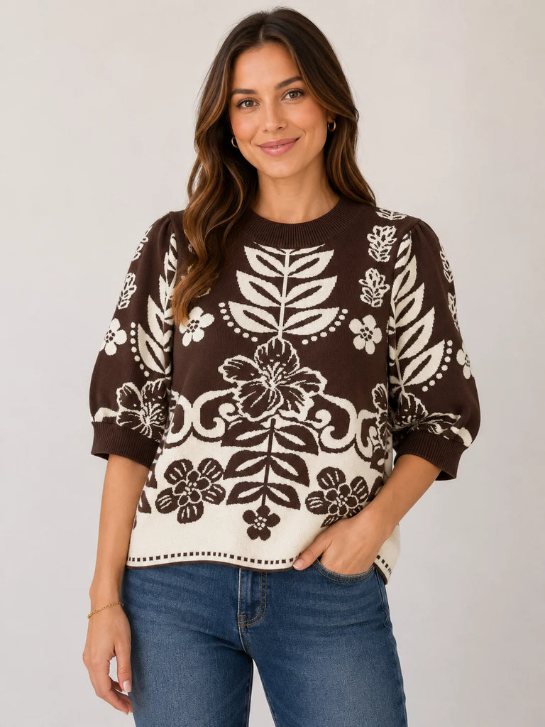 Elodie Top -- Brown