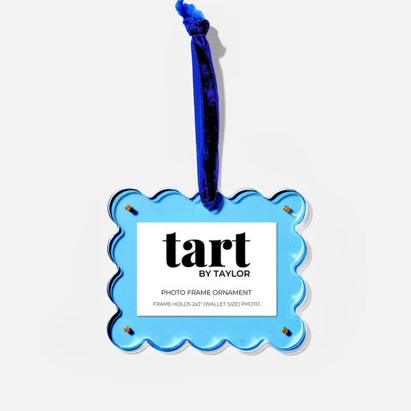 Frame Ornament -  Neon Blue