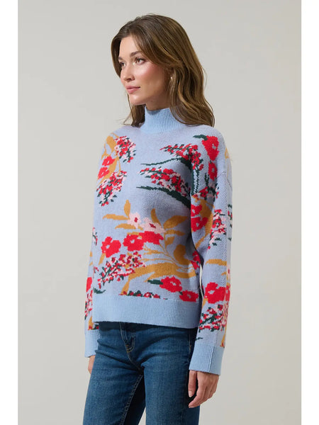 Fifi Top -- Light Blue