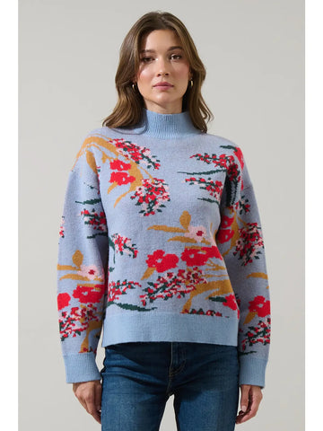 Fifi Top -- Light Blue