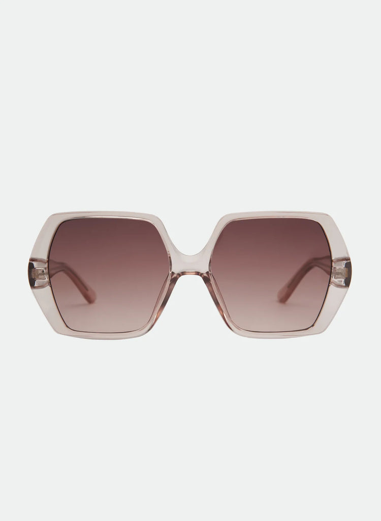 Fleur Sunglasses - Trans Taupe/ Brown Fade