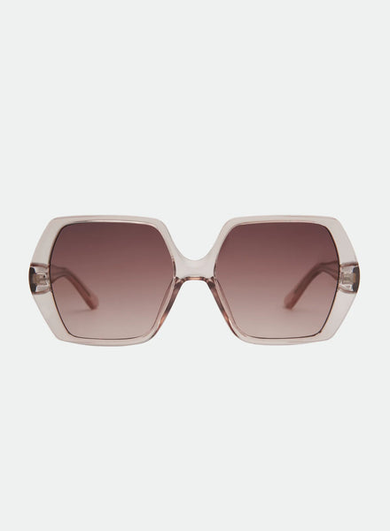 Fleur Sunglasses - Trans Taupe/ Brown Fade