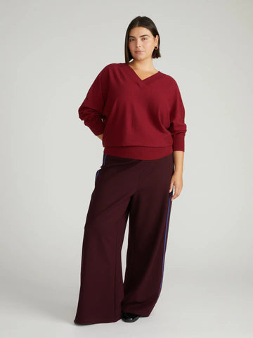 Frances Sweater -- Garnet