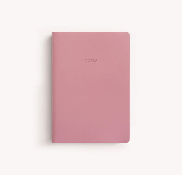 A5 Vegan Leather Notebook - Woodrose