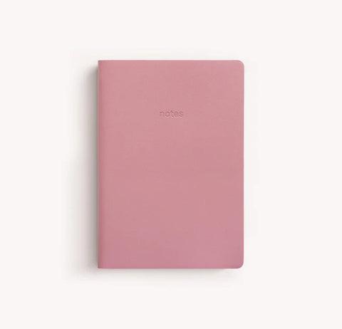 A5 Vegan Leather Notebook - Woodrose