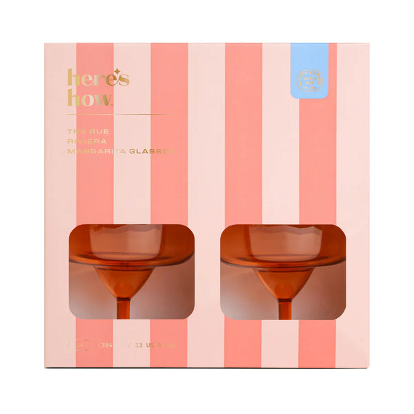 Rue Margarita Glass - Orange