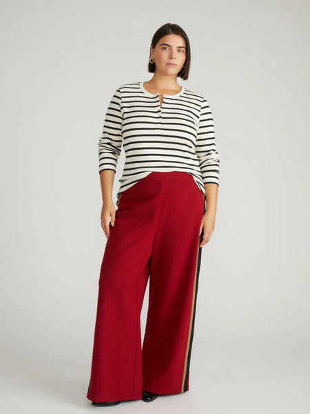 Lena Top -- Black Stripe