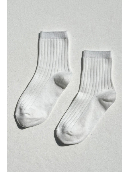Her Socks Combed Cotton - Classic White