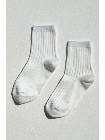 Her Socks Combed Cotton - Classic White