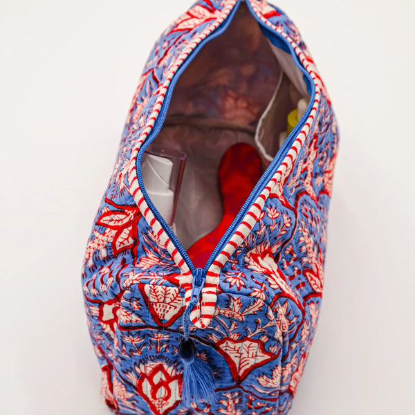 Small Toiletry Bag - Blue Arch