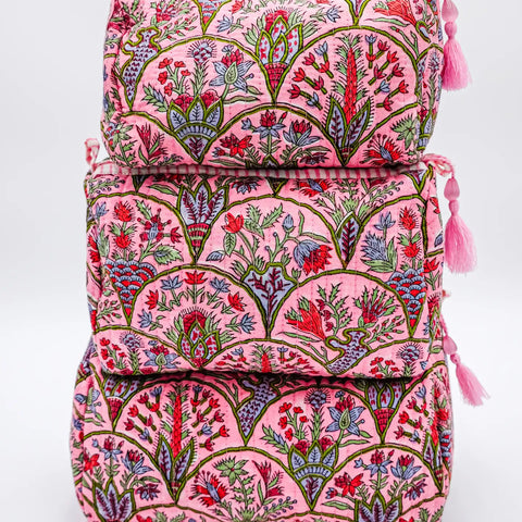 Small Toiletry Bag - Pink Arch (Copy)