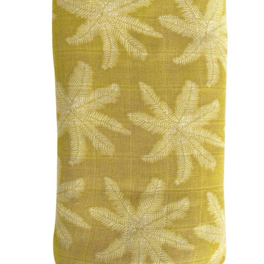 Muslin Swaddle - Pear Palm Print