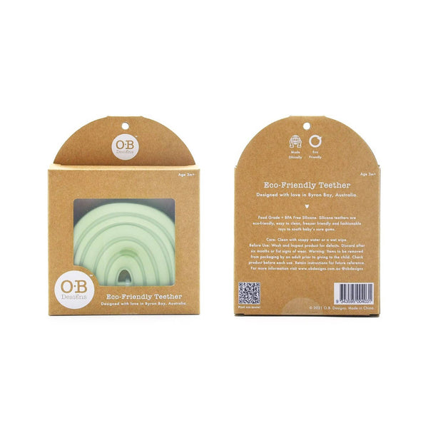 Rainbow Teether - Sage