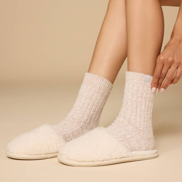 Dreamplush Cozy Lounge Slippers - Almond