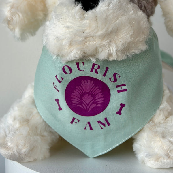 Flourish Fam Dog Bandana