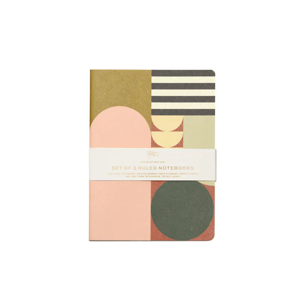 Flex Notebooks Saddle Stitch Spine - Mod Geo