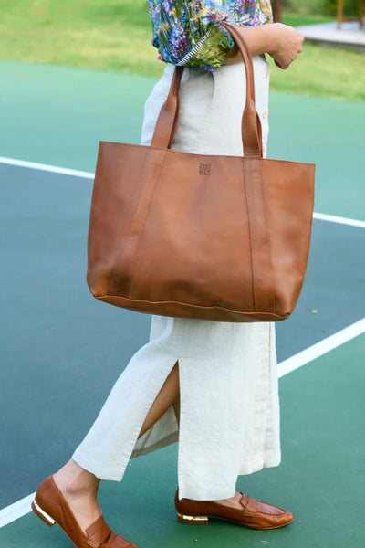 Medium Tote - Cognac