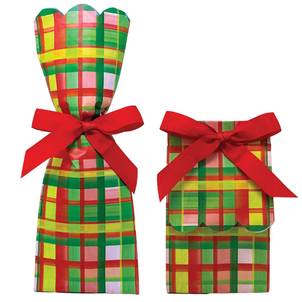 Gift Bags - Holiday Plaid