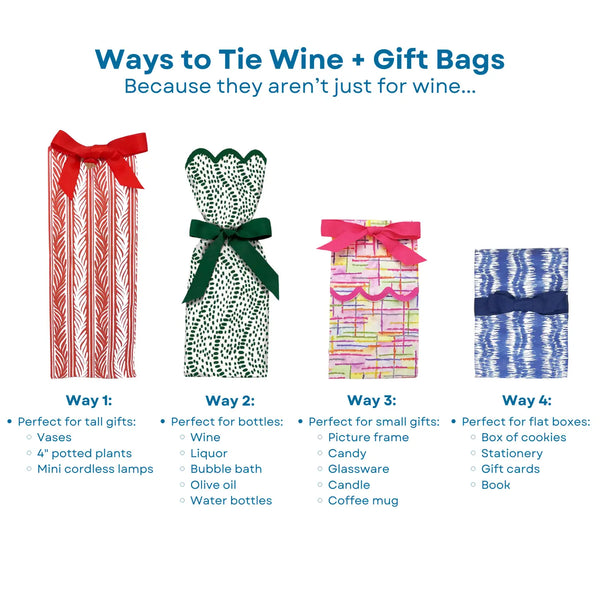 Gift Bags - Holiday Plaid