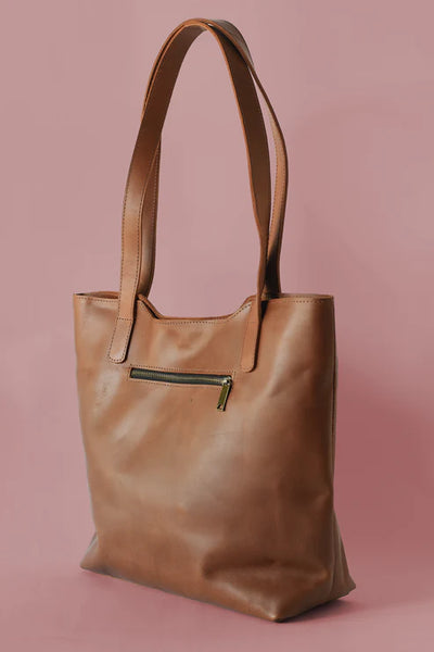 Large Tote - Cognac