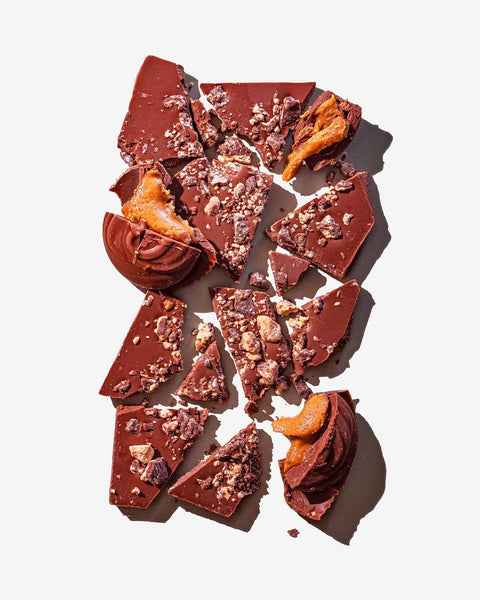 Peanut Butter Cup Gourmet Dark Chocolate Bar
