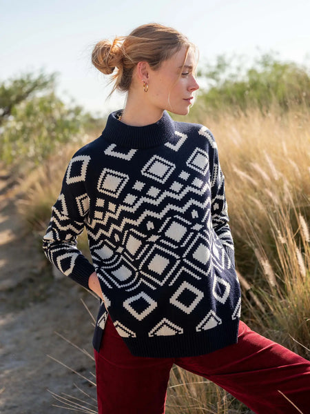 Sun Valley Sweater -- Navy