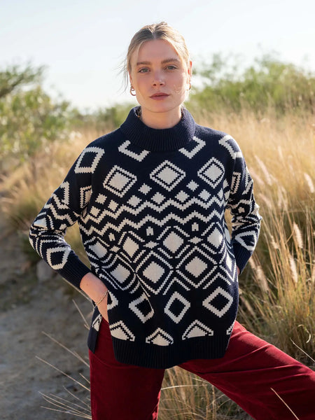 Sun Valley Sweater -- Navy