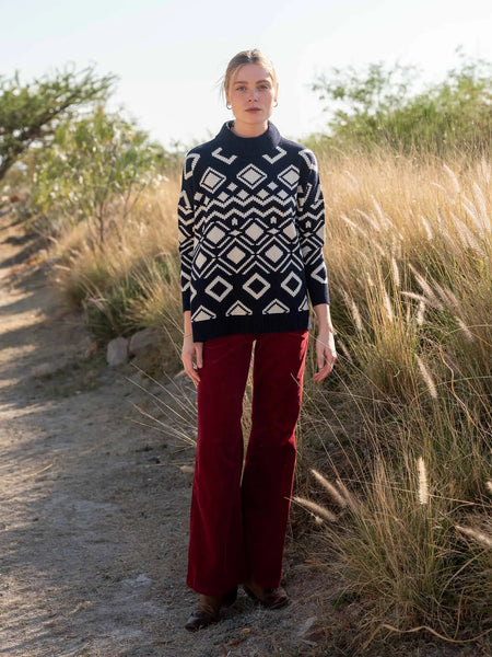 Sun Valley Sweater -- Navy