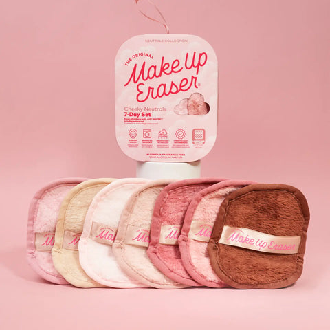 Daily Makeup Eraser 7 Piece Set - Blush