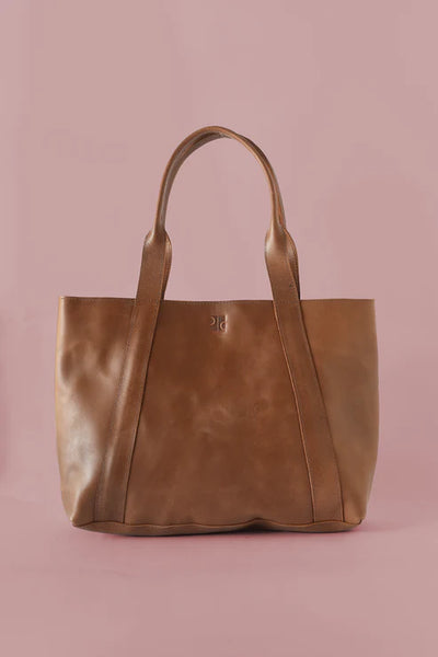 Medium Tote - Cognac