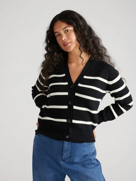 Melissa Cardigan -- Black/White