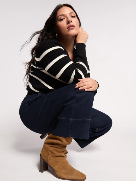 Melissa Cardigan -- Black/White