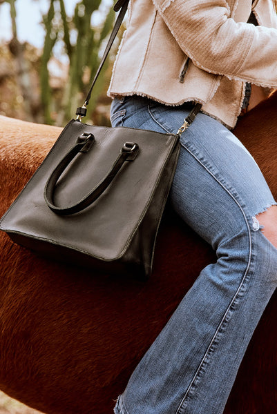 Everyday Crossbody -- Black (Flourish Collection)