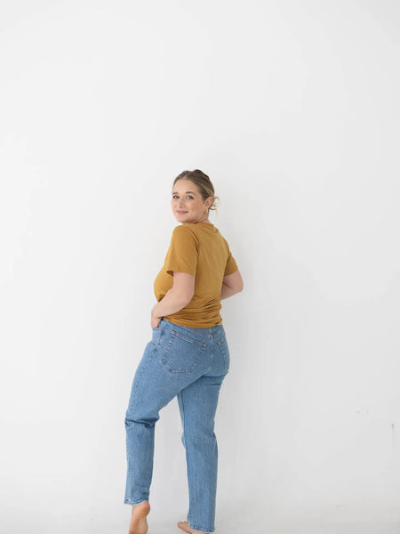The Mom Tee -- Mustard
