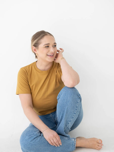 The Mom Tee -- Mustard
