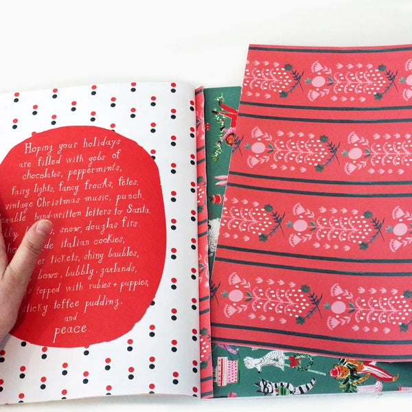 Holiday Wrapping Paper Book