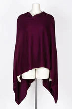 Clutch Poncho - Eggplant