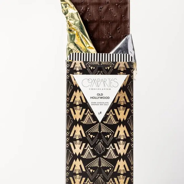 Old Hollywood Smoked Salt Gourmet Dark Chocolate Bar