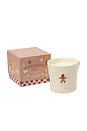 Bistro White Ceramic Candle - Gingerbread