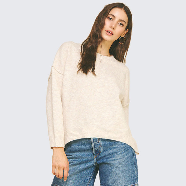 Lila Sweater -- Oatmeal